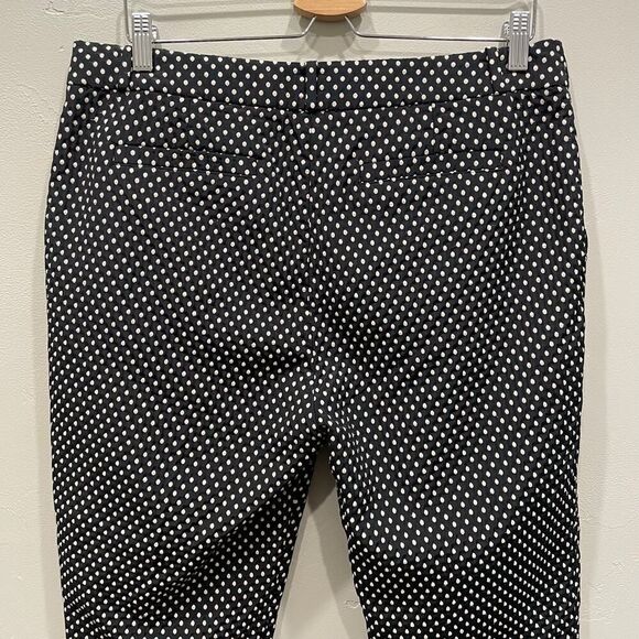 Kate Spade Live Colorfully Polka Dot Straight Pant - Plus Size: 14 - Picture 6 of 9